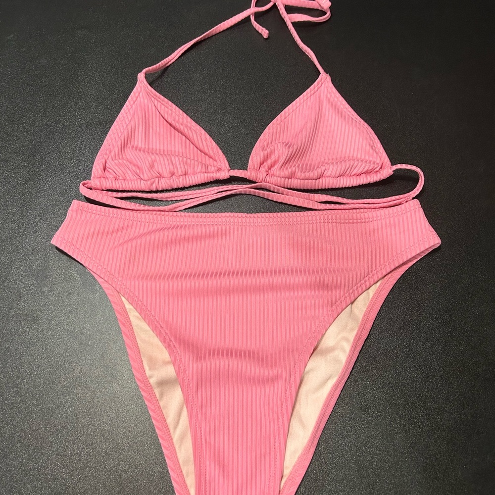 Women’s Pink Two Piece Swimsuit
